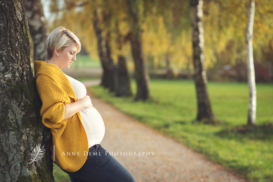 Herbst – Babybauchshooting mit Christine